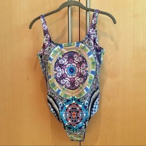 Red Carter One-Piece Swimsuit SzM US8